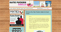 Desktop Screenshot of katiepuckriksmells.com